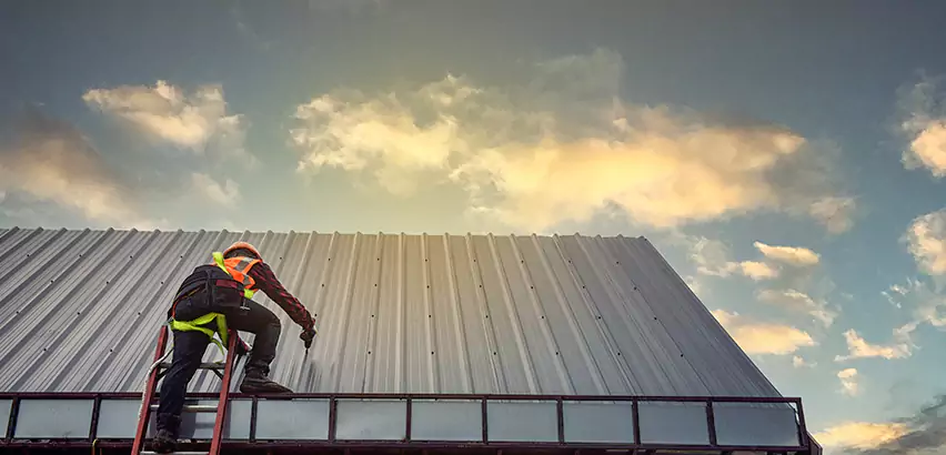 Commercial Built-Up Roof Installation in Wilmette