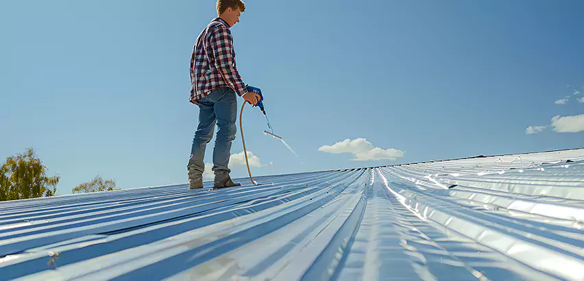 EPDM Roofing Installation Drip Edge in Wilmette