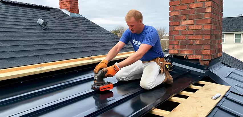 Metal Roof Leak Repair in Wilmette